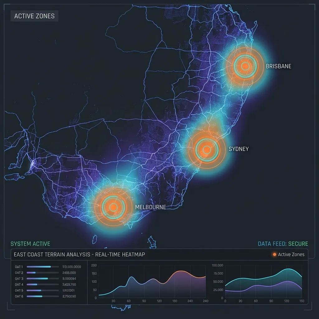 Australia Exclusive Zones Map