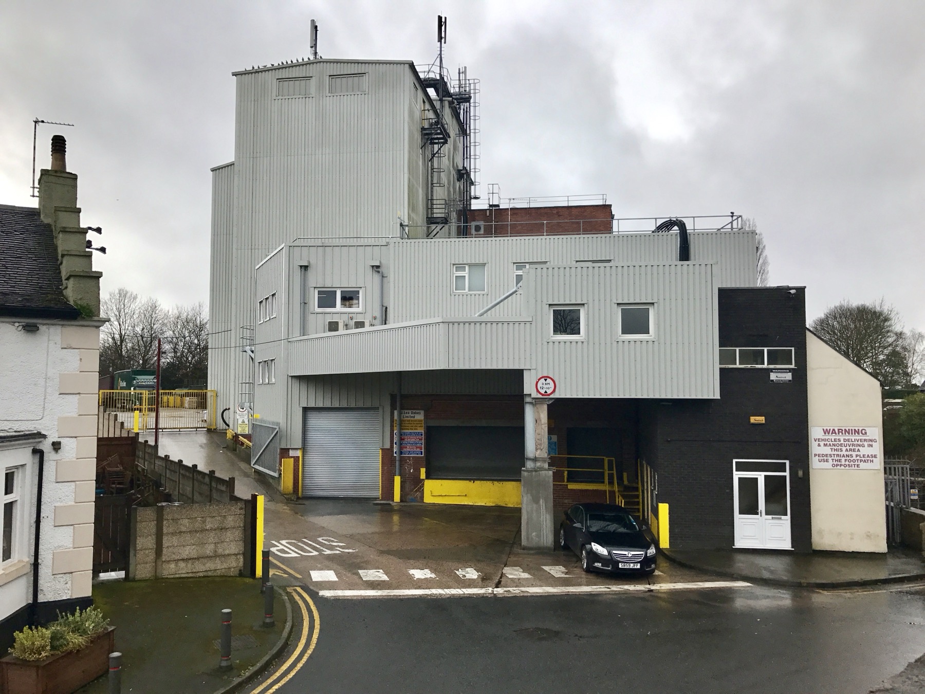 An animal feed mill